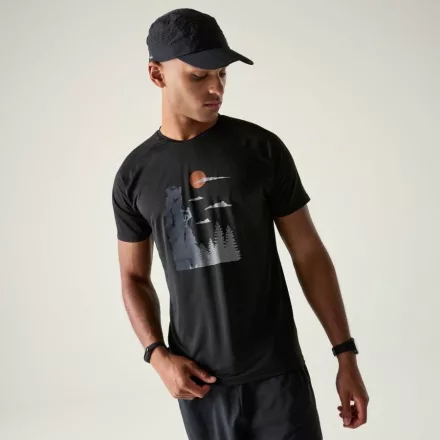 Dare2be Tech II Tee Férfi gyorsan száradó póló fekete