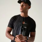 Dare2be Tech II Tee Férfi gyorsan száradó póló fekete