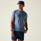 Dare2be Tech II Tee Férfi gyorsan száradó póló kék