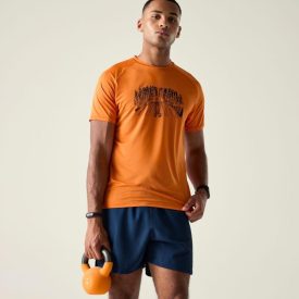 Dare2be Tech II Tee Férfi gyorsan száradó póló narancs
