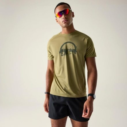 Dare2be Tech II Tee Férfi gyorsan száradó póló sárga