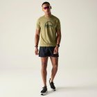 Dare2be Tech II Tee Férfi gyorsan száradó póló sárga