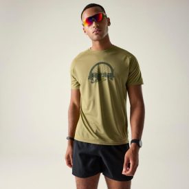 Dare2be Tech II Tee Férfi gyorsan száradó póló sárga