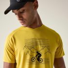 Dare2be Tech II Tee Férfi gyorsan száradó póló sárga