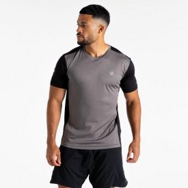   Dare2be DiscernibleIIITee Férfi gyorsan száradó póló szürke
