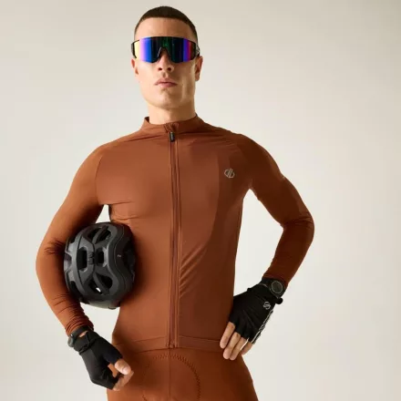 Dare2be LightningL/SJersy Férfi kerékpáros mez barna