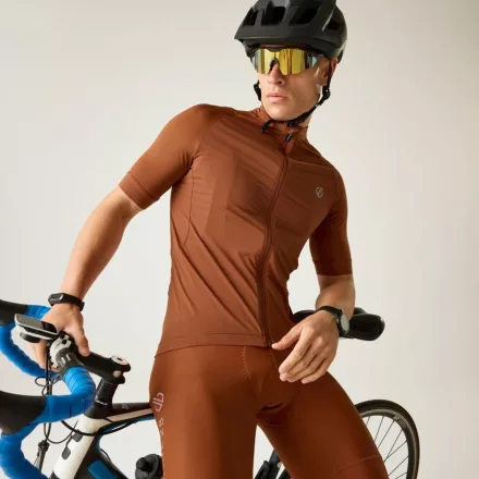 Dare2be LightningS/SJersy Férfi kerékpáros mez barna