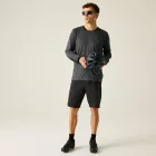 Dare2be Trkstnd Long Slv Férfi kerékpáros mez szürke