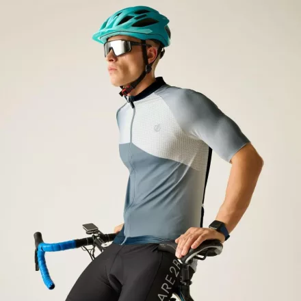 Dare2be Lgtng short slve Férfi kerékpáros mez kék