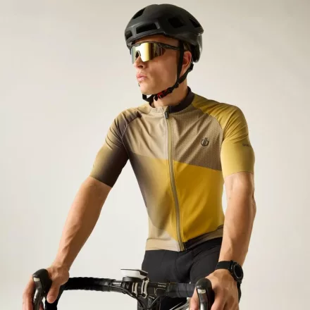 Dare2be Lgtng short slve Férfi kerékpáros mez sárga