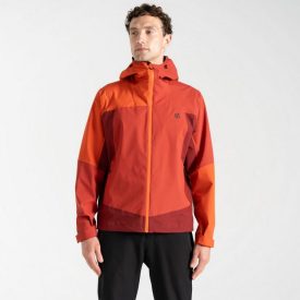   Dare2be Endurance Jacket Férfi 20.000 mm vízálló túra- esőkabát narancs