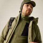 Dare2be Torrek III Jacket Férfi esőkabát 35000 mm vízálló zöld