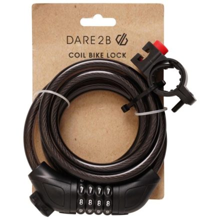 Dare2be Coil Bike Lock Kerékpáros lakat fekete