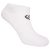 Dare2be No Show Socks 2pk unisex zoknicsomag fehér