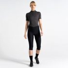 Dare2be Worldly Capri női kerékpáros nadrág betéttel fekete