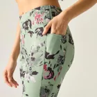 Dare2be Influential II3/4 Női sportleggings zöld