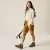 Dare2be Nomadic Mid Női core stretch felső sárga