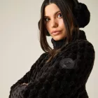 Dare2be Glitz Midlayer Női teddy polár felső fekete
