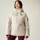 Dare2be Ski Life Jacket Női síkabát 30000 vízálló és lélegző bézs