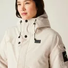 Dare2be Ski Life Jacket Női síkabát 30000 vízálló és lélegző bézs