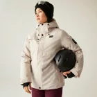 Dare2be Ski Life Jacket Női síkabát 30000 vízálló és lélegző bézs