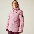 Dare2be Ski Life Jacket Női síkabát 30000 vízálló és lélegző rózsaszín/korall/pink
