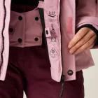 Dare2be Ski Life Jacket Női síkabát 30000 vízálló és lélegző rózsaszín/korall/pink