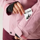 Dare2be Ski Life Jacket Női síkabát 30000 vízálló és lélegző rózsaszín/korall/pink