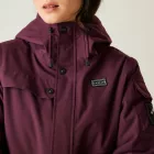 Dare2be Ski Life Jacket Női síkabát 30000 vízálló és lélegző bordó