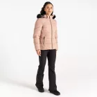 Dare2be GlamorizeV Jacket Női síkabát 10000 mm vízálló és lélegző rózsaszín/korall/pink