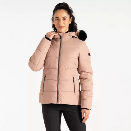 Dare2be GlamorizeV Jacket Női síkabát 10000 mm vízálló és lélegző rózsaszín/korall/pink