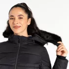 Dare2be GlamorizeV Jacket Női síkabát 10000 mm vízálló és lélegző fekete