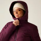 Dare2be Striking V Jacket Női télikabát bordó