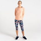 Dare2be Sprint Cty Hoodie női technikai pulóver narancs