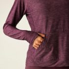 Dare2be Sprint Cty Hoodie női technikai pulóver bordó