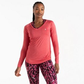   Dare2be Discern Tee női gyorsan száradó felső rózsaszín/korall/pink