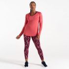 Dare2be Discern Tee női gyorsan száradó felső rózsaszín/korall/pink