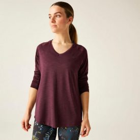 Dare2be Discern Tee női gyorsan száradó felső bordó