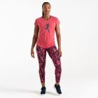 Dare2be Calm Tee Női gyorsan száradó póló rózsaszín/korall/pink