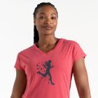 Dare2be Calm Tee Női gyorsan száradó póló rózsaszín/korall/pink