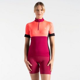   Dare2be CompassionIIIJrsy Női kerékpáros technikai felső rózsaszín/korall/pink