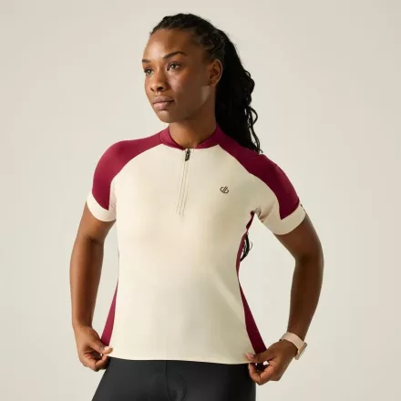 Dare2be Flutter Jersey Női kerékpáros mez bordó