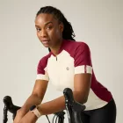 Dare2be Flutter Jersey Női kerékpáros mez bordó