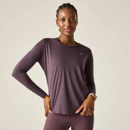 Dare2be NimbleLongSleeveT Női gyorsan száradó póló lila