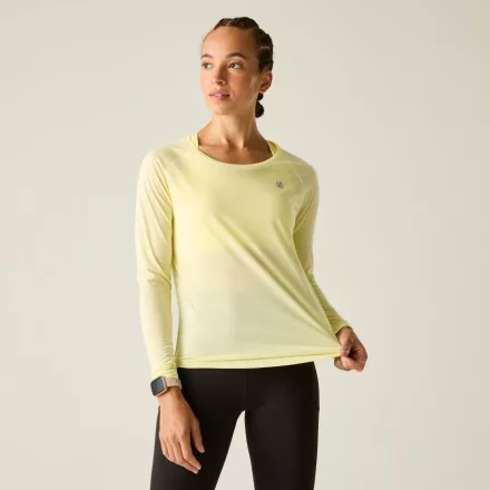 Dare2be NimbleLongSleeveT Női gyorsan száradó póló sárga