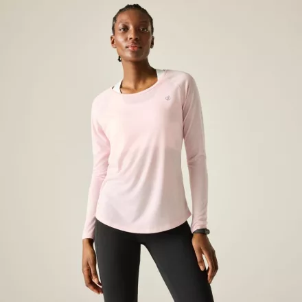 Dare2be NimbleLongSleeveT Női gyorsan száradó póló rózsaszín/korall/pink