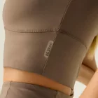 Dare2be Refresh Crop Tank Női fitnesz top barna