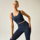 Dare2be Refresh Crop Tank Női fitnesz top kék