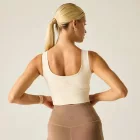 Dare2be Refresh Crop Tank Női fitnesz top sárga