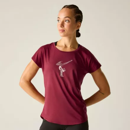 Dare2be Serenity Tee Női gyorsan száradó póló bordó
